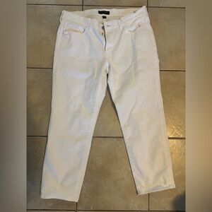 Banana Republic Cream Skinny Fit Jeans